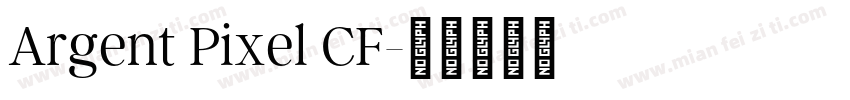 Argent Pixel CF字体转换